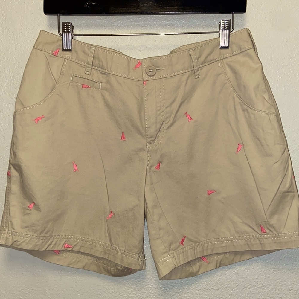 Columbia Super Bonehead Performance Fishing Gear Embroidered Cabincore Shorts